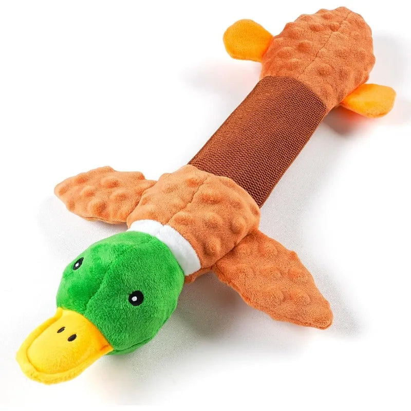 Durable Plush Dog Tug Toy Interactive Chew Toy For Pets