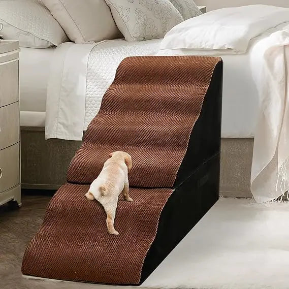 Dog Stairs for High Beds MemoryFoam Premium Pet Steps