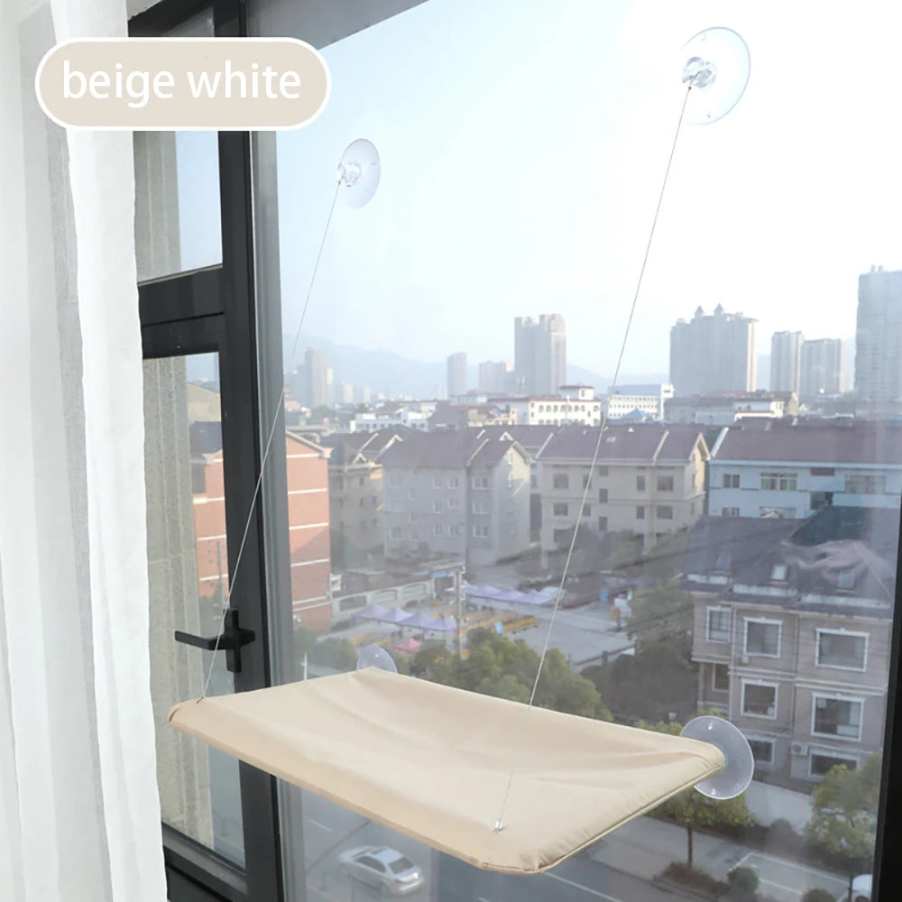 Cat Hammock Window Hanger Detachable Pet Bed With Suction Shelf