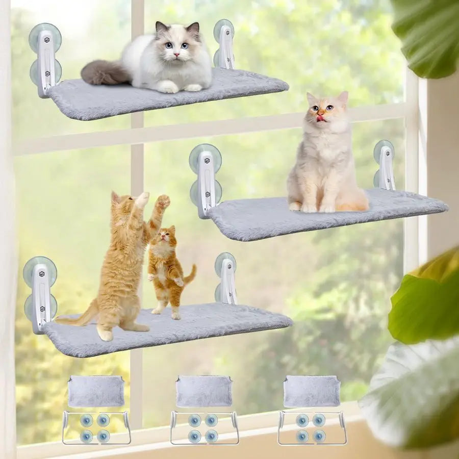XMSJ Cat Window Perch Foldable Hammock With Suction Cups