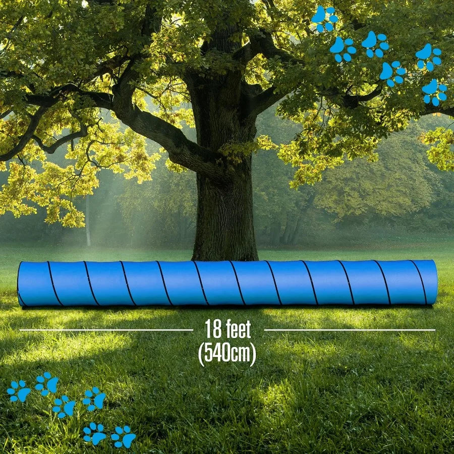 Dog Agility Tunnel For Indoor Outdoor Play And Training