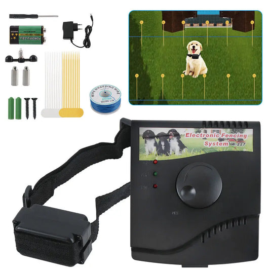 Electric Dog Fence System Pet Containment Kit Waterproof