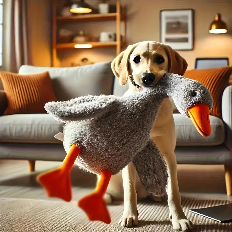Soft Colorful Duck Plush Toy for Cats and Dogs Companion