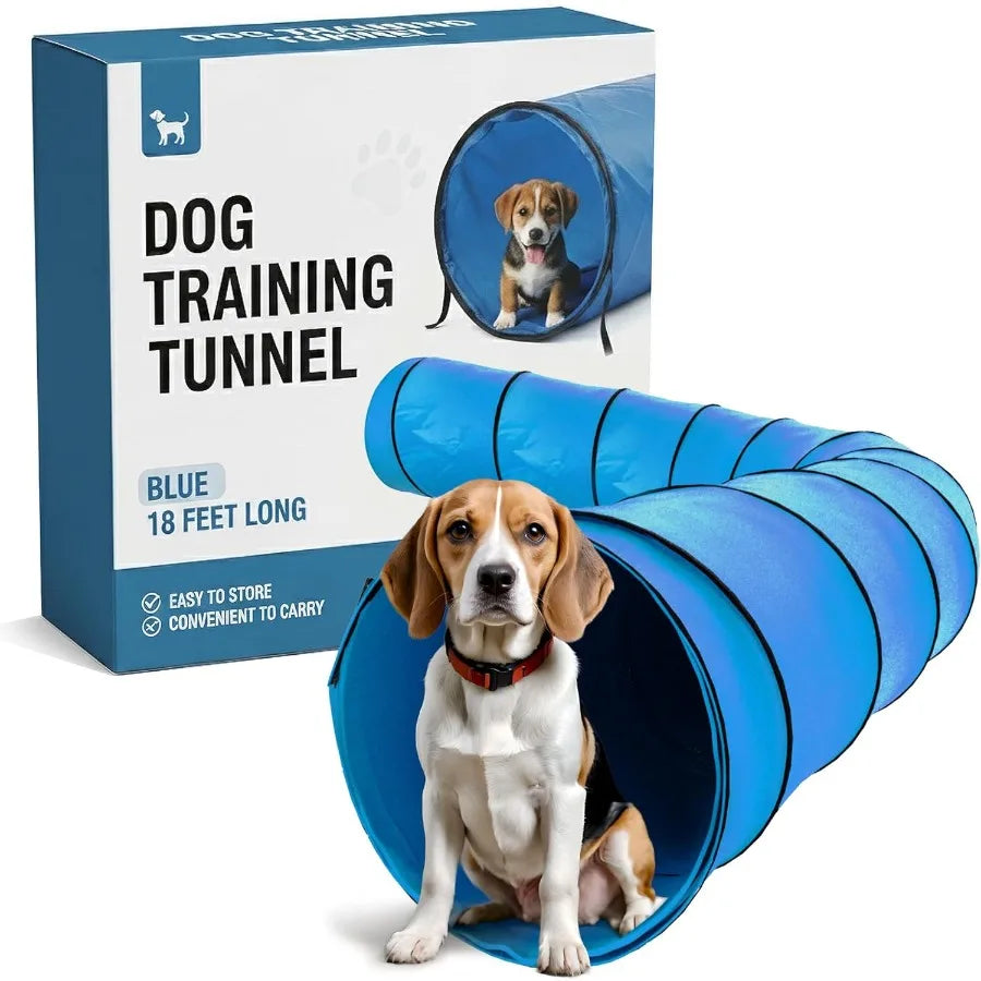 Dog Agility Tunnel For Indoor Outdoor Play And Training