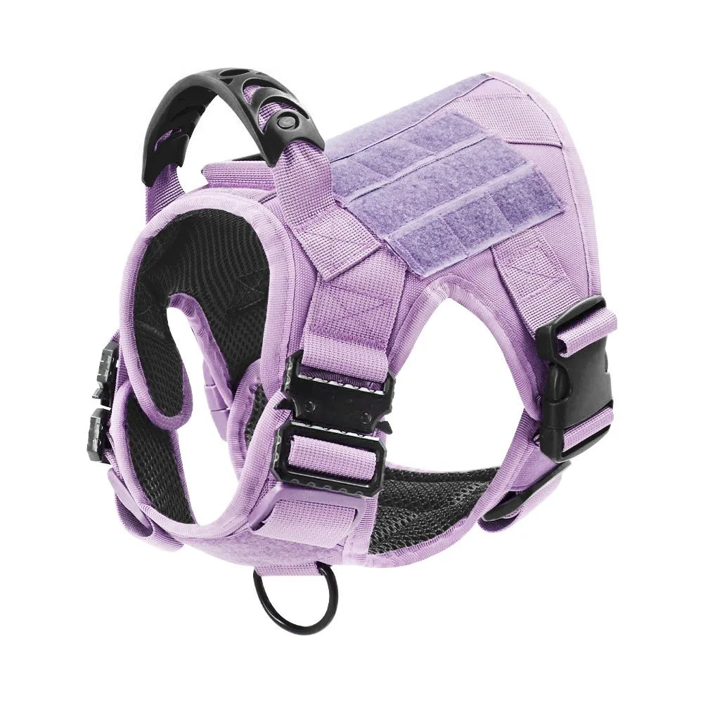 PETRAVEL Military Camouflage Dog Harness for German Shepherd Training