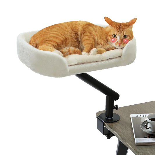 PAWZ Road Cat Desk Bed 360 Degree Rotatable Cat Bed Stand For Indoor Cats