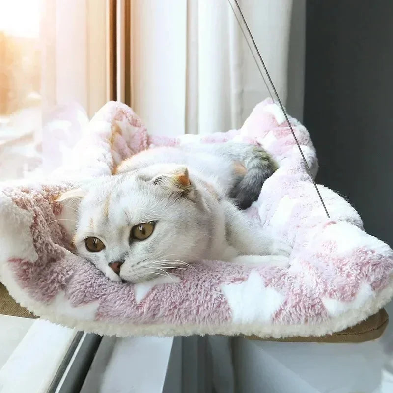 Cat Hammock Window Hanger Detachable Pet Bed With Suction Shelf