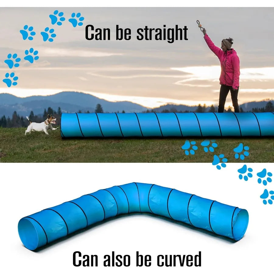 Dog Agility Tunnel For Indoor Outdoor Play And Training