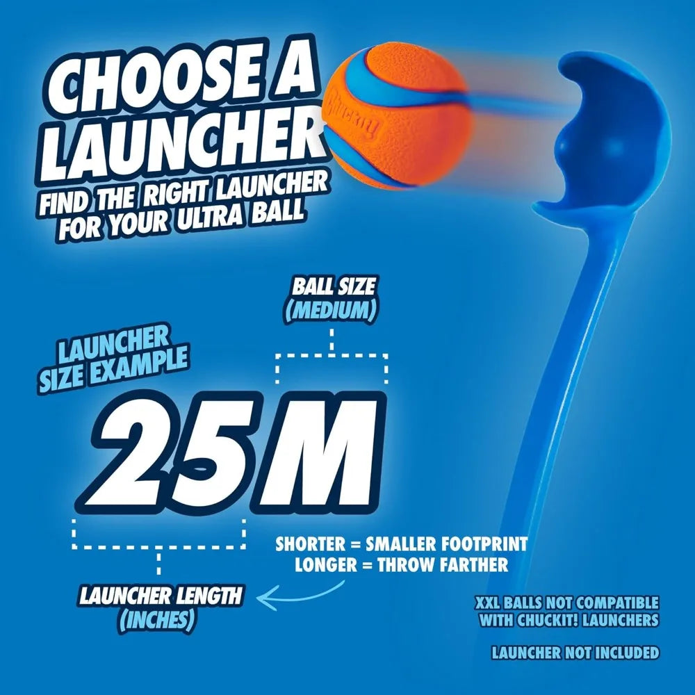 Ultra Bouncy Floating Rubber Dog Ball for Active Fetch Fun