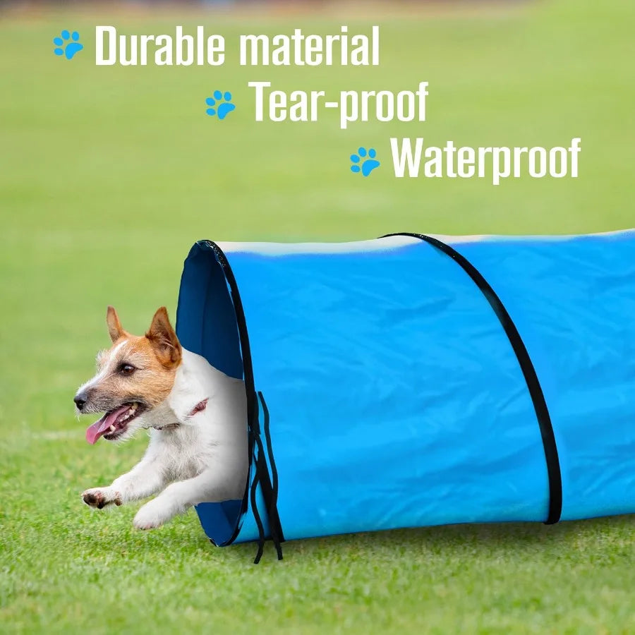 Dog Agility Tunnel For Indoor Outdoor Play And Training