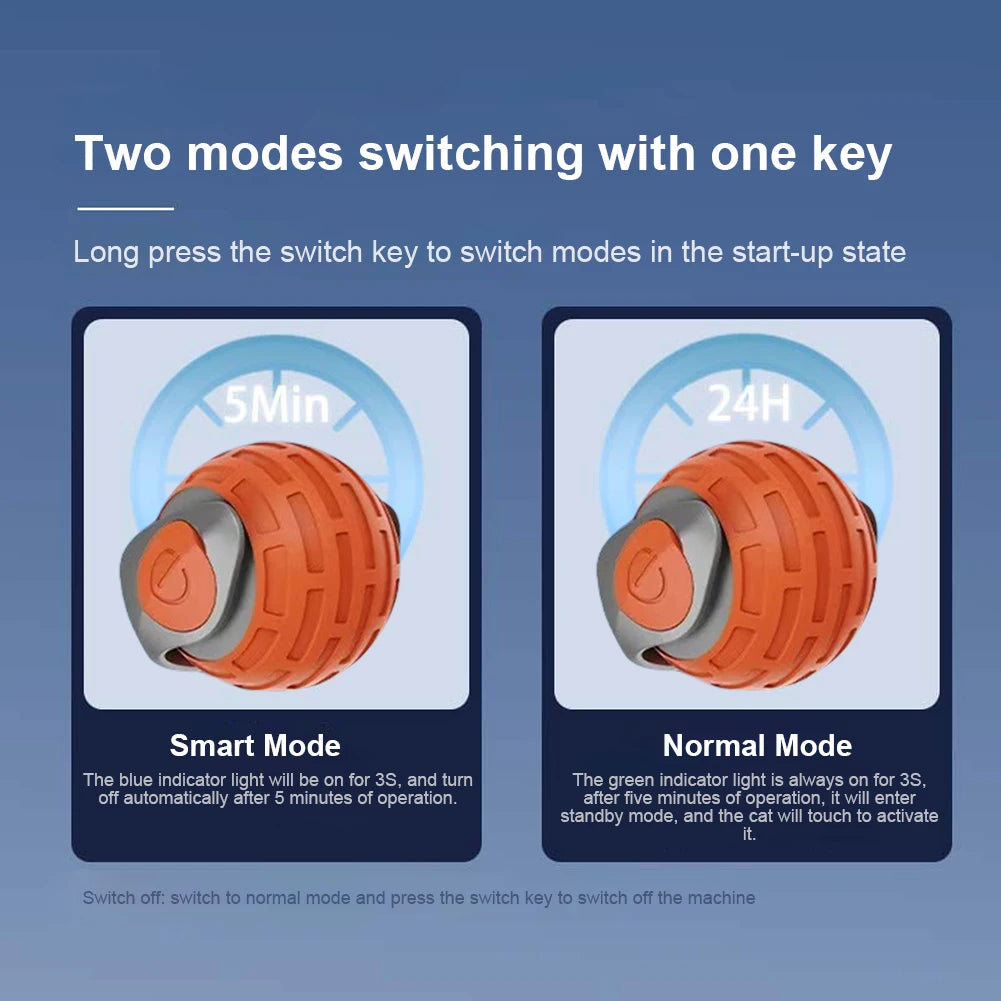 Shunmaii Cat Interactive Ball Toy Rechargeable Automatic Rolling Teaser