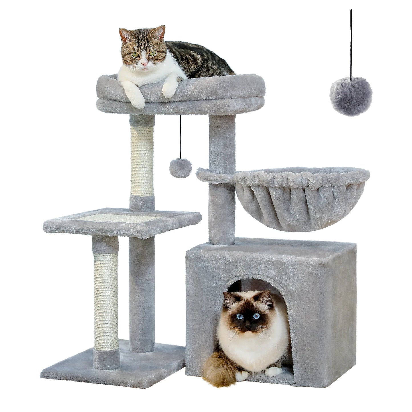 PAWZ Road Cat Tree Tower Two Styles For Indoor Cats