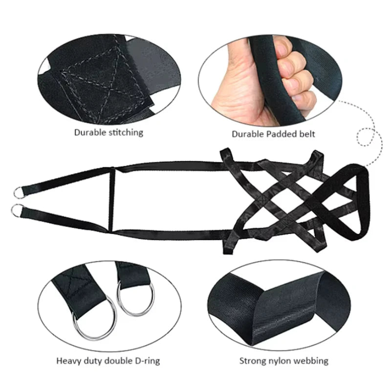 Durable Working Dog Training Leash Sled Belt For Enthusiasts