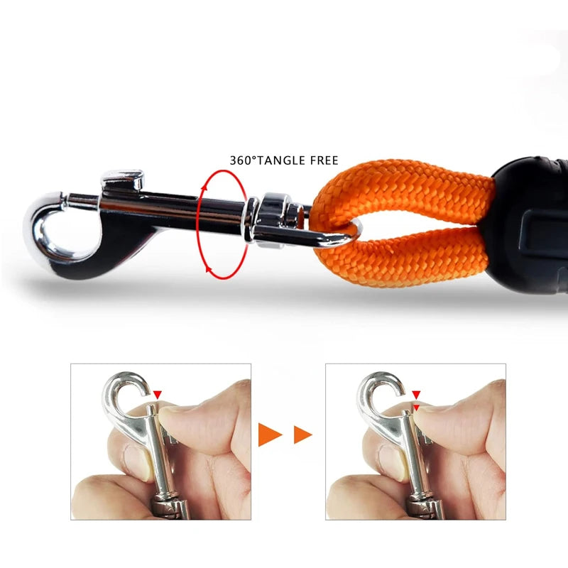Heavy Duty Nylon Rope Dog Leash for Training and Recall