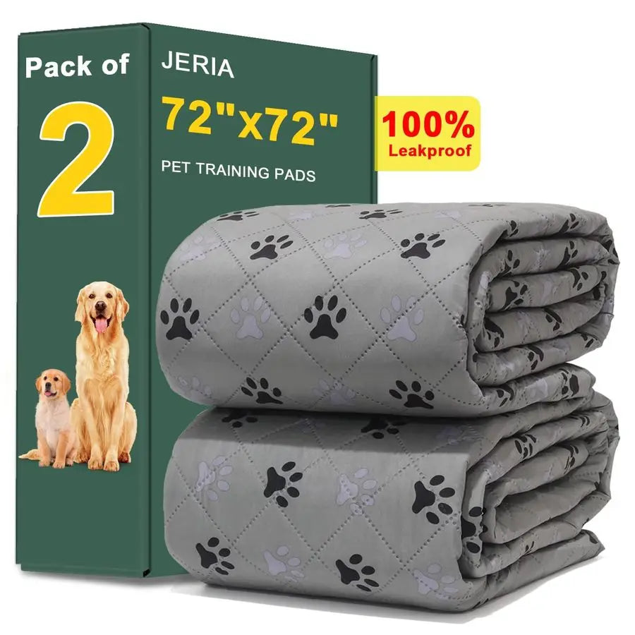 Two Pack Waterproof Washable Dog Pee Pads For Potty Training