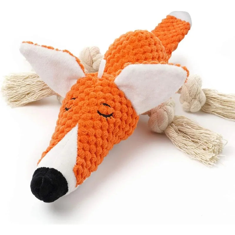 Durable Plush Dog Tug Toy Interactive Chew Toy For Pets