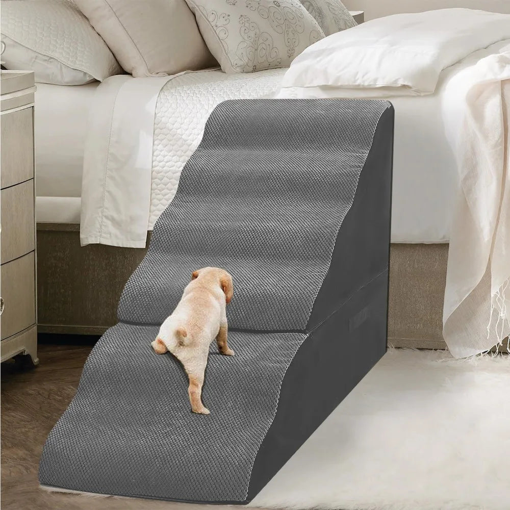 Dog Stairs for High Beds MemoryFoam Premium Pet Steps