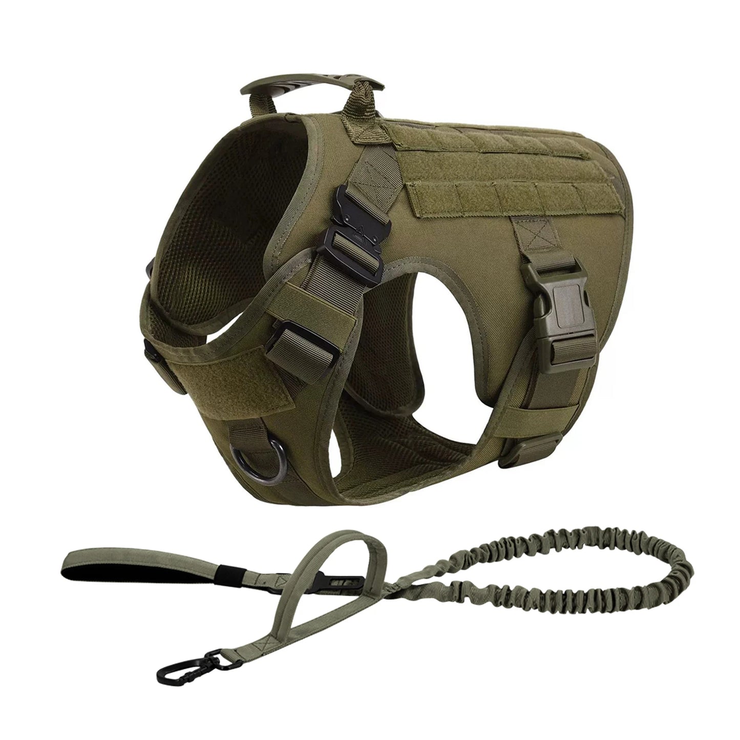 PETRAVEL CN Tactical Dog Harness With Molle Pouches