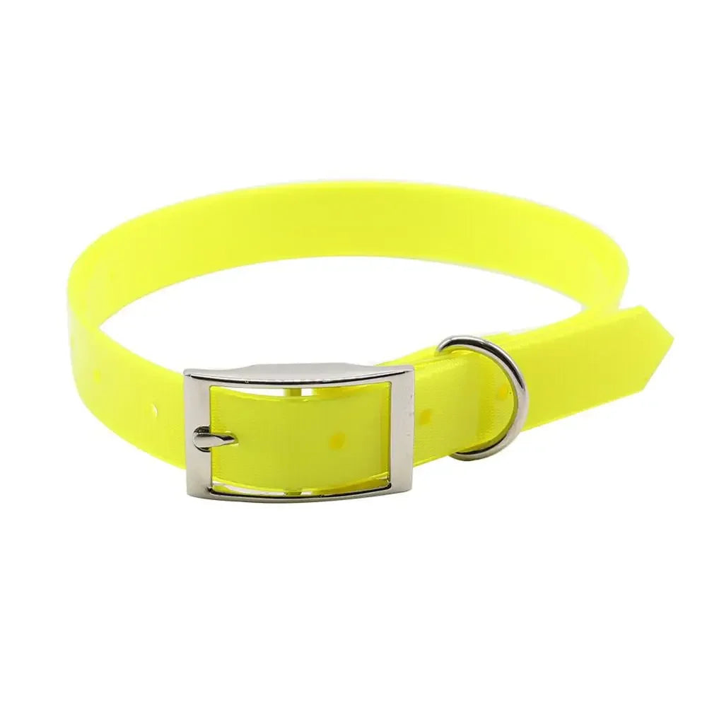 Waterproof TPU Nylon Dog Collar Quick Release Reflective AllSeason