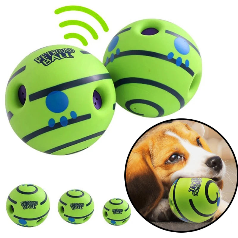 YTYIN Wobble Wag Giggle Ball Dog Toy For Attention