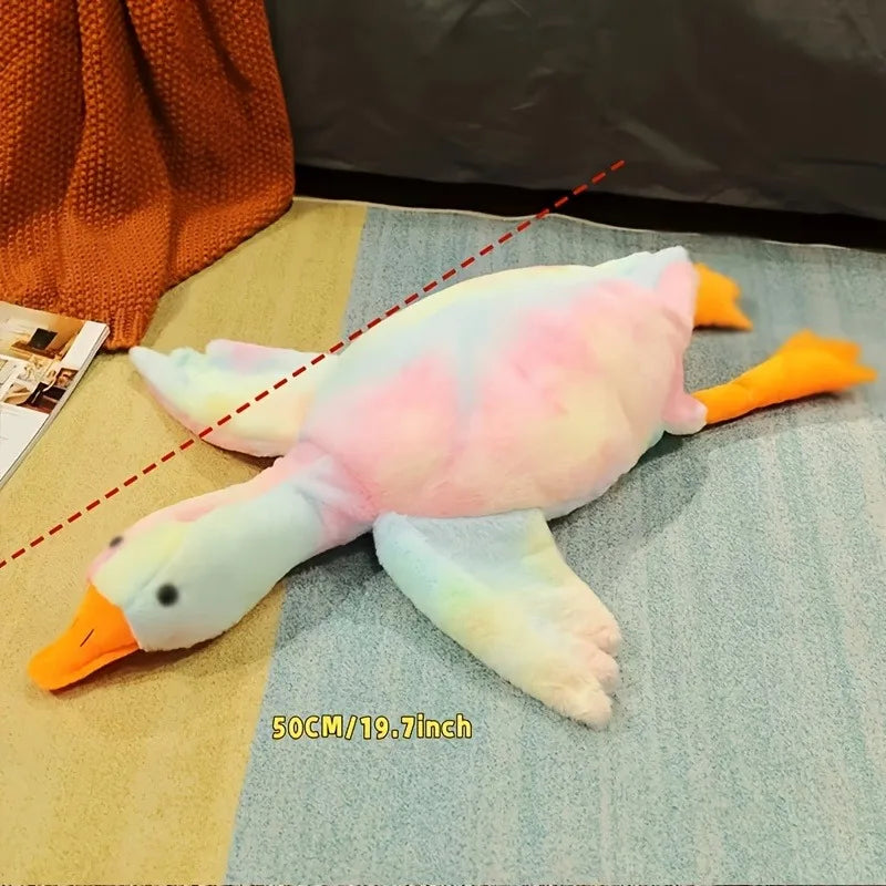 Soft Colorful Duck Plush Toy for Cats and Dogs Companion