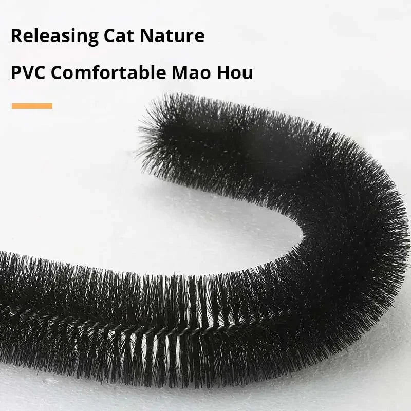 Cat Arch Wooden Self Grooming Massage Brush Scratching Toy