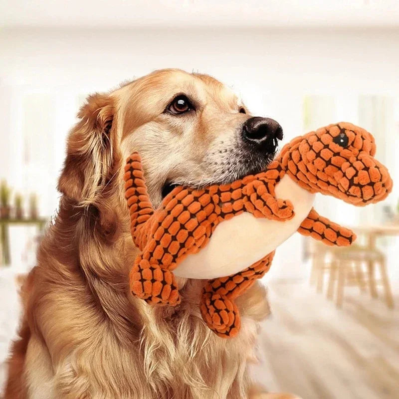 CDDMPET Animal Shape Plush Dog Toy Squeaky Bite Resistant Toy