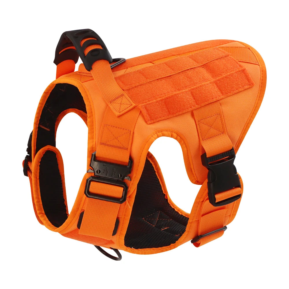 PETRAVEL Military Camouflage Dog Harness for German Shepherd Training