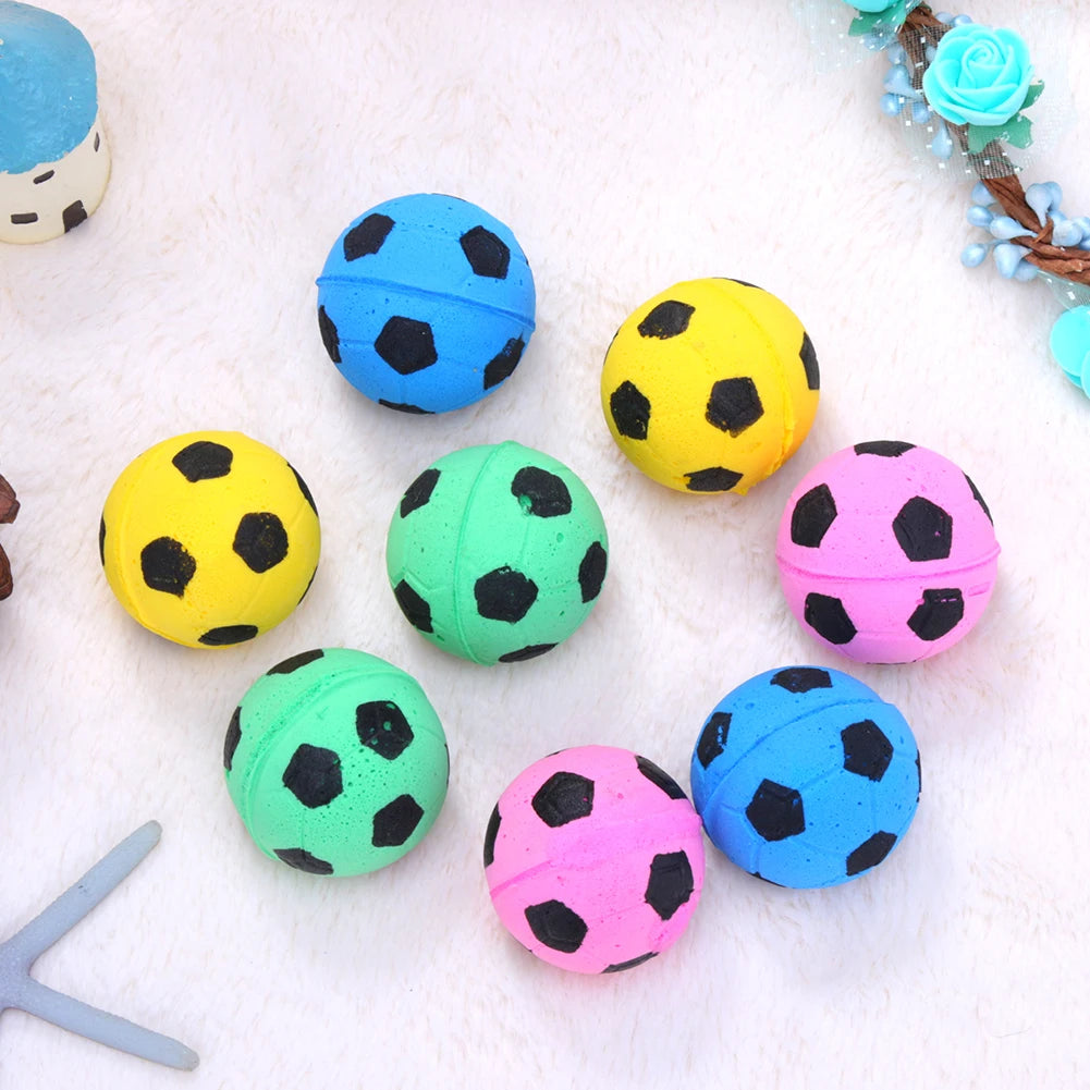 Mojoyce Pet Interactive Foam Toy Balls for Mini Dogs Cats