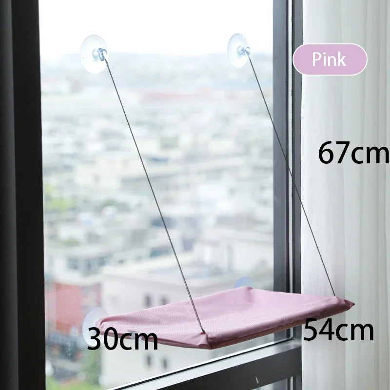 Cat Hammock Window Hanger Detachable Pet Bed With Suction Shelf