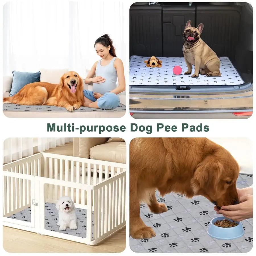Two Pack Waterproof Washable Dog Pee Pads For Potty Training