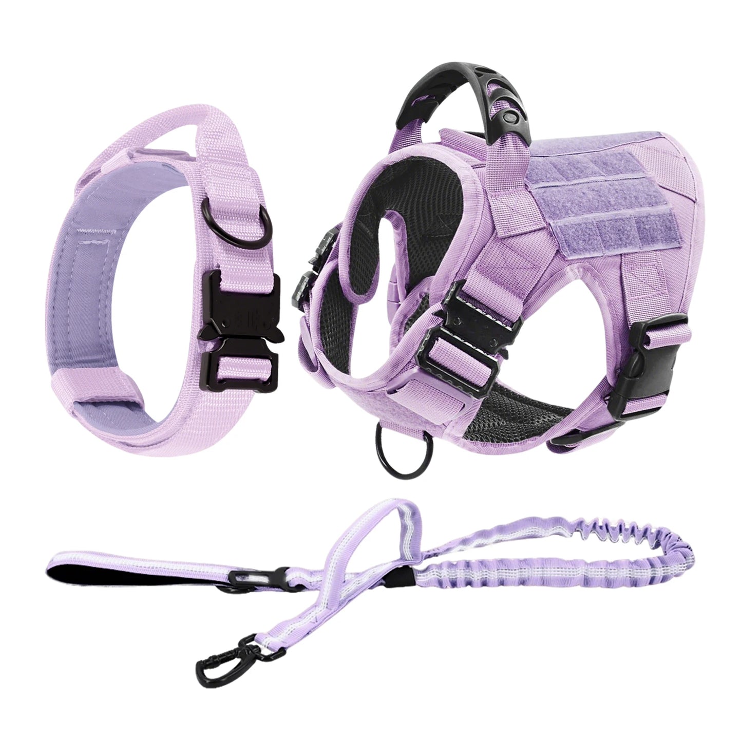 PETRAVEL Military Camouflage Dog Harness for German Shepherd Training