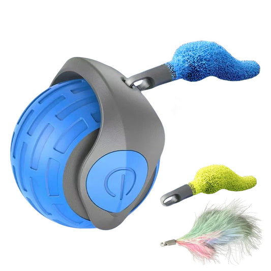 Shunmaii Cat Interactive Ball Toy Rechargeable Automatic Rolling Teaser