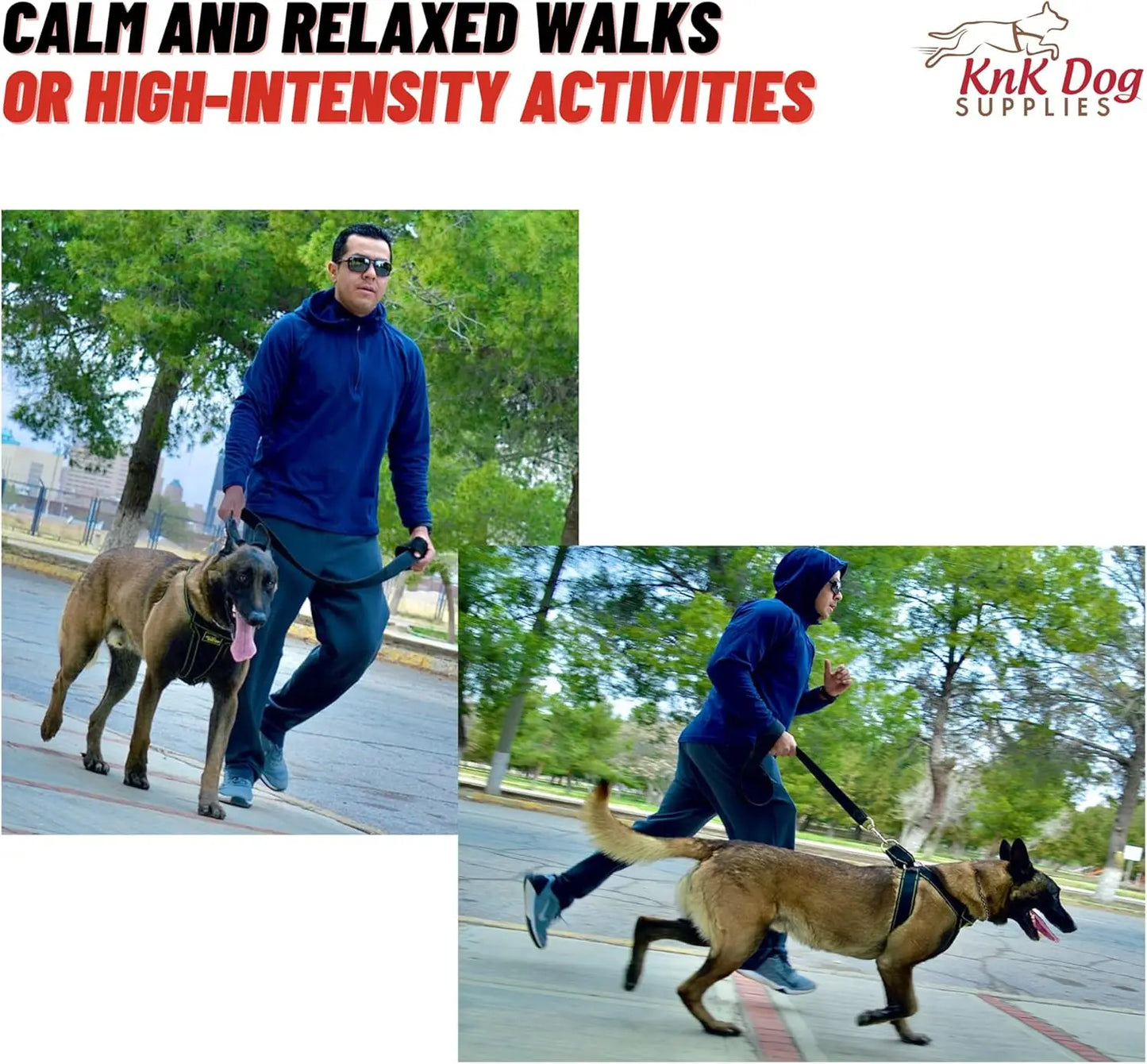 XMSJ Heavy Duty Dog Harness No Pull for Large Breeds