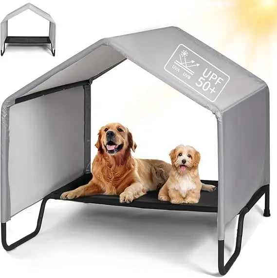 Outdoor Canopy Dog Bed Shelter Waterproof Sun Protection for Dogs