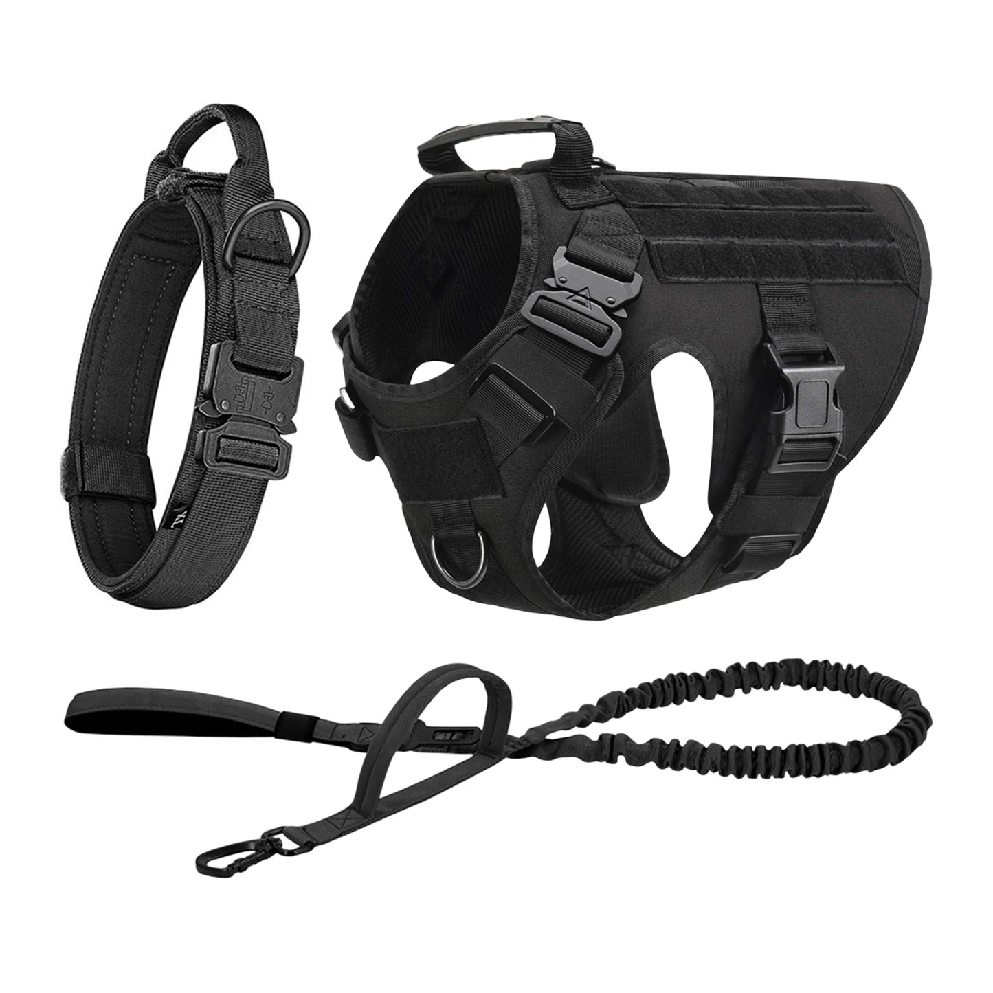 PETRAVEL CN Tactical Dog Harness With Molle Pouches