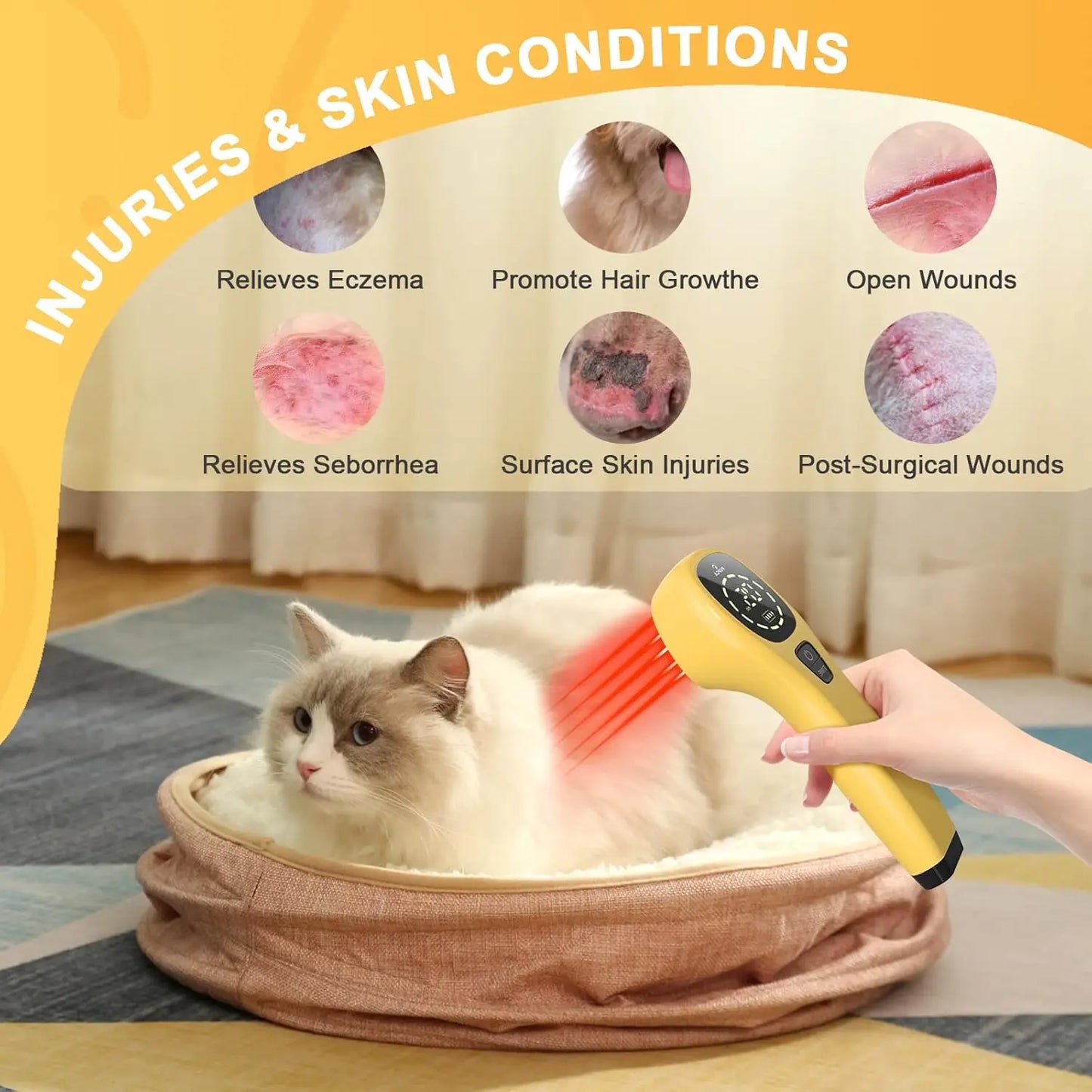 Veterinary Laser Therapy Device For Dogs LLLT Red Light Therapy