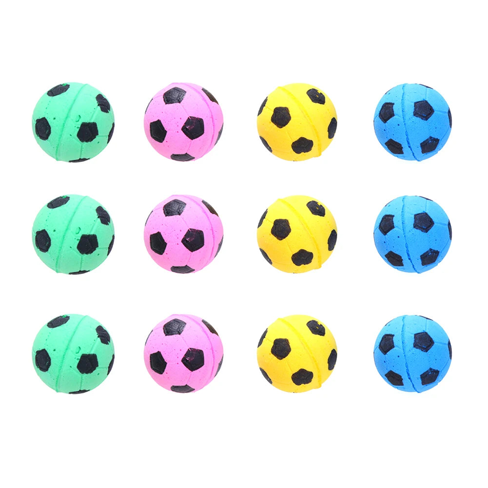 Mojoyce Pet Interactive Foam Toy Balls for Mini Dogs Cats