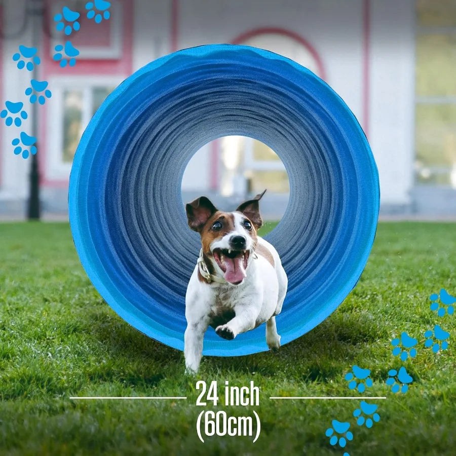 Dog Agility Tunnel For Indoor Outdoor Play And Training